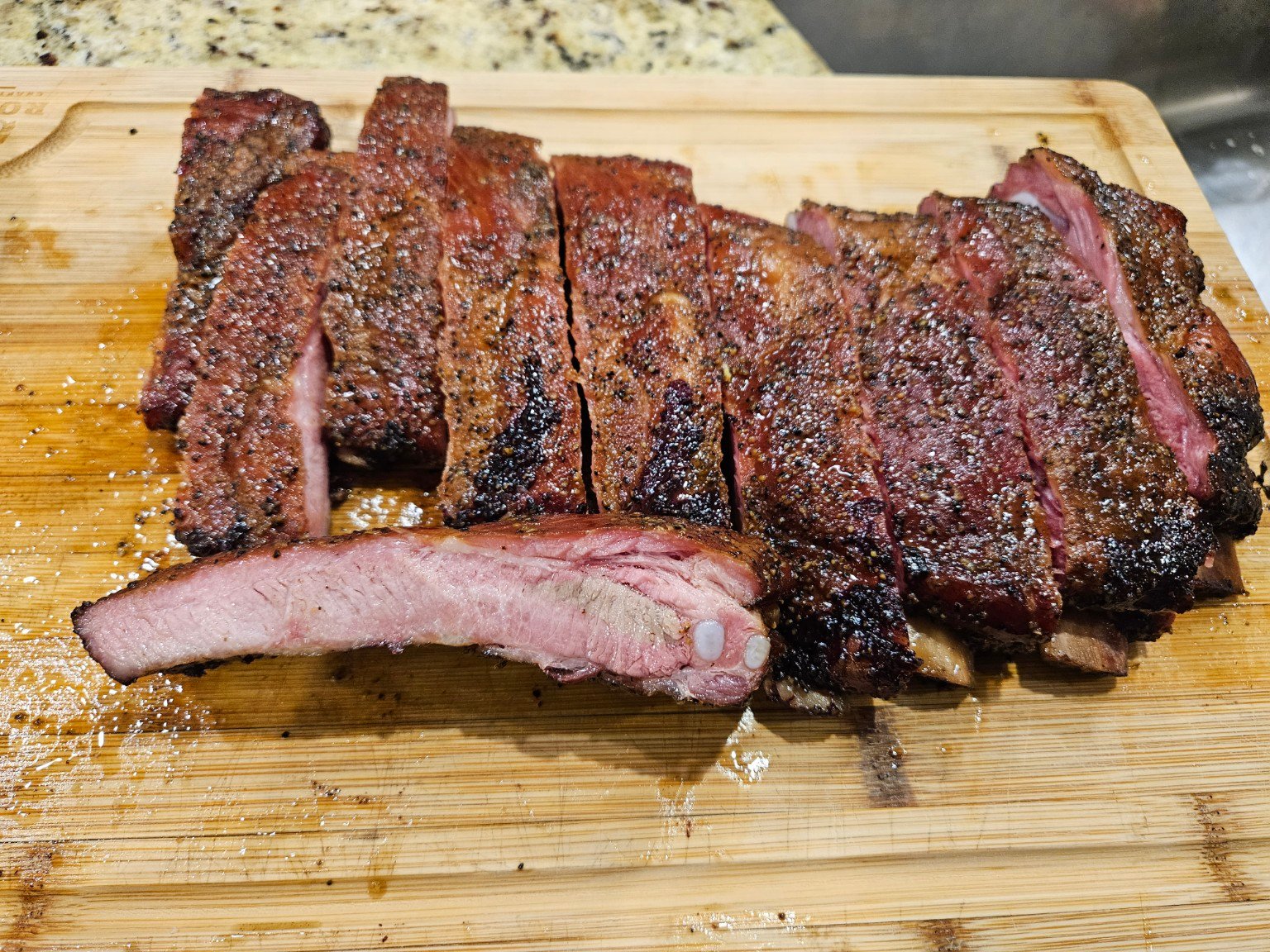 Skatts BBQ slow-smoked pork ribs catering events in Dallas-Fort Worth